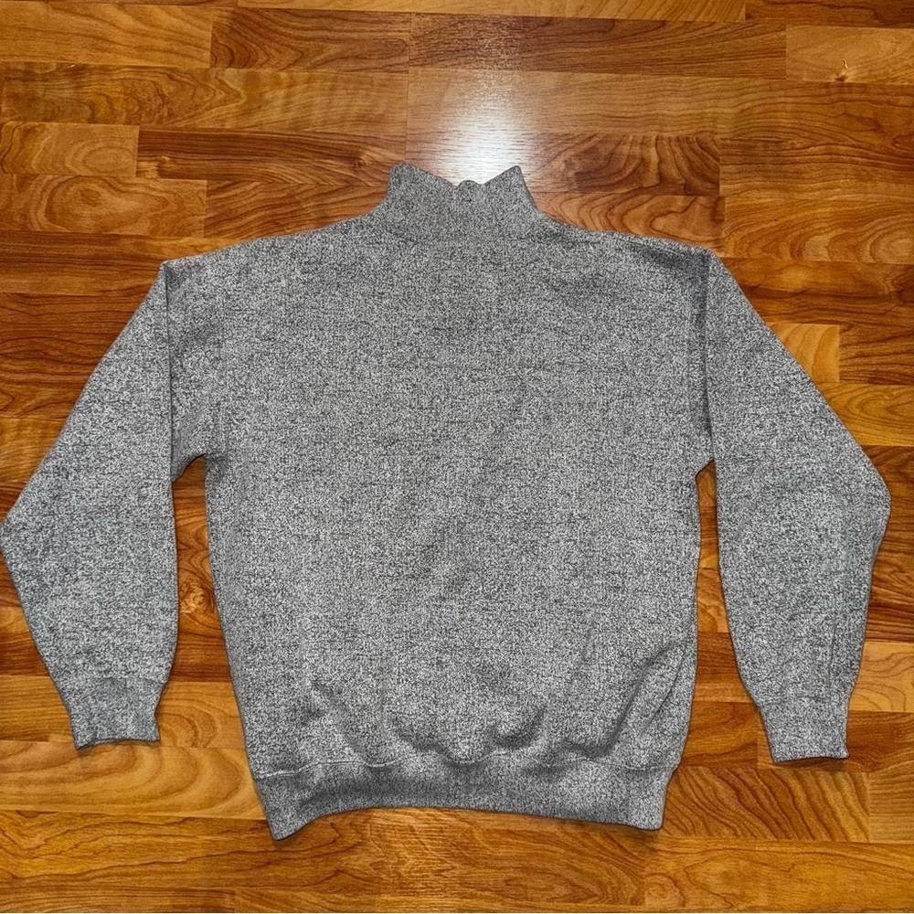 Syracuse Orange SU 1/4 Zip Collared Neck Gray Sweatshirt Jacket Fleece Size S - Picture 6 of 12